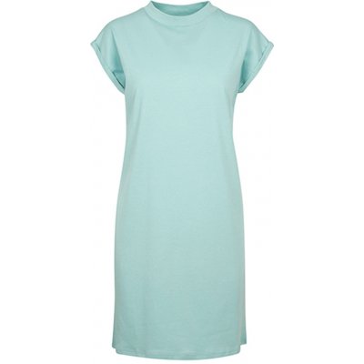Built your Brand Builted Dámské šaty Mentolově zelená – Zboží Dáma