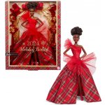 Mattel Barbie Signature Vánoční s černými vlasy 2024 – Zboží Dáma