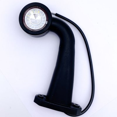 Lampa tykadlo LED 12/24V levá boční dlouhá červeno-bílá – Hledejceny.cz
