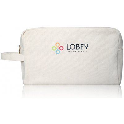 Lobey udržitelná kosmetická taška velká béžová – Zboží Dáma