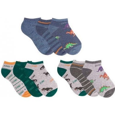 TRENDY SOCKS DINOSAURUS dětské kotníkové barevné ponožky náhodný mix – Hledejceny.cz