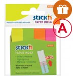 Záložky samolepicí Stick´n 12x50 mm, neonové (4x100 lístků) – Hledejceny.cz