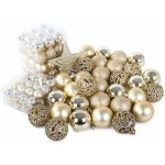 Verk 26011 Sada vánočních ozdob 100 ks, zlaté – Zbozi.Blesk.cz