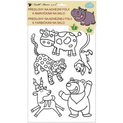 Anděl předloha k barvám na sklo 1554 vyvýšená kontura 48 – Zboží Dáma