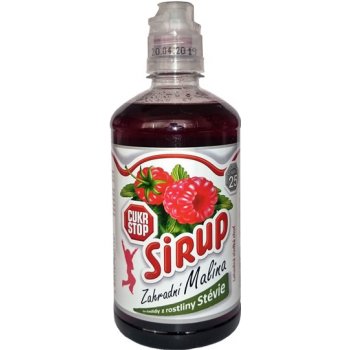 CukrStop Sirup zahradní Malina 650 g