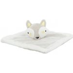 JUNIOR snuggler plyšový mazlíček čtverec s plyšovou hlavou 20 x 20 cm – Hledejceny.cz