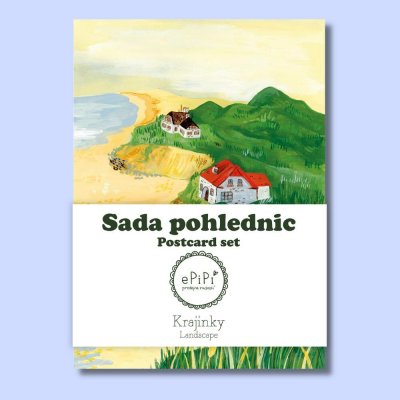 ePiPí Sada pohlednic - Krajinky – Zboží Mobilmania