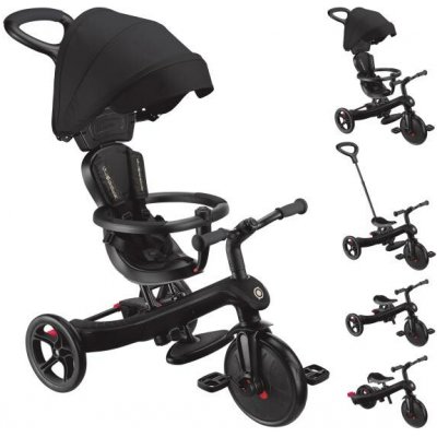 Globber Explorer Trike 4in1 Black – Zbozi.Blesk.cz