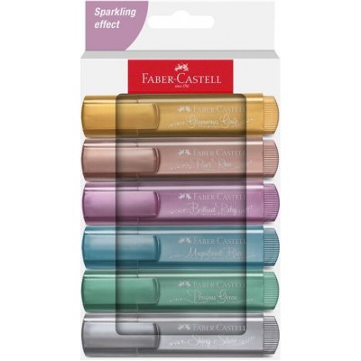 Faber Castell Textliner 1546 6 ks Metallic – Hledejceny.cz