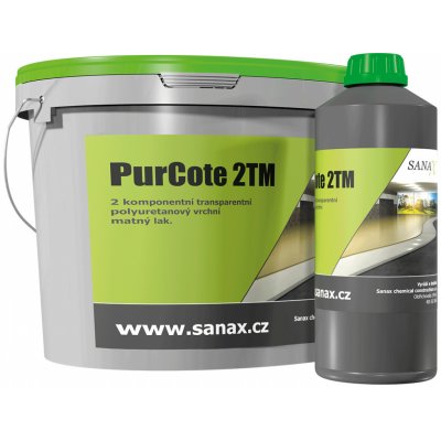 Sanax 2K transparentní polyuretanový matný lak PurCote 2TM 5kg – Zboží Mobilmania