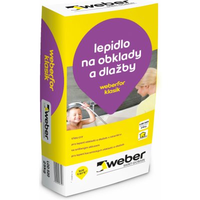 WEBER For klasik lepidlo na dlaždice 25 kg – Sleviste.cz