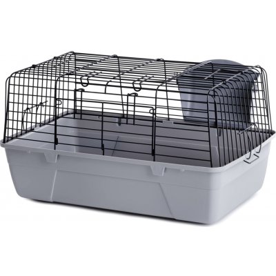 JK ANIMALS klec králík Black šedá 60 x 35 x 32 cm – Zboží Dáma