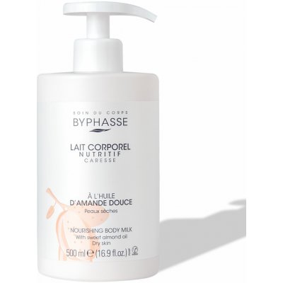 Byphasse Sweet Almond Tělové mléko s mandlovým olejem 500 ml – Zboží Dáma