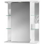 Jokey HAVANA LED Zrcadlová skříňka - bílá - š. 55 cm, v. 66 cm, hl. 23 cm 211211120-0110 – Zboží Dáma