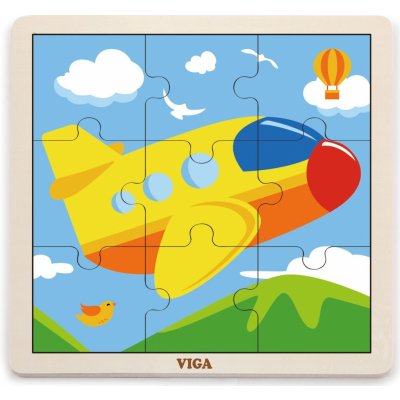 Viga Toys Handy Wooden Plane 9 dílků – Zbozi.Blesk.cz