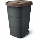 Prosperplast WHEELER antracit s hnědým víkem 110 l – Hledejceny.cz