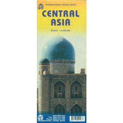 Střední Asie mapa 1: 2 400 000