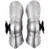 Karnevalový kostým Outfit4Events Gotické nohy plátové chrániče nohou mm železa