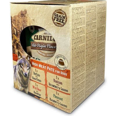 Carnilove Paté Multipack Buffalo Venison Wild Boar Pheasant 4 x 300 g – Zboží Mobilmania