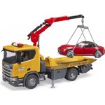 Bruder 3552 Odtahové vozidlo Scania Super 560R se světelným a zvukovým modulem a Bruder Roadster – Hledejceny.cz