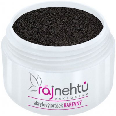 Ráj nehtů Akrylový prášek Classic Black 5 g – Zboží Dáma