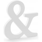 Dřevěné písmeno "&" BÍLÉ, 20 cm – Zboží Dáma Dřevěné písmeno "&" BÍLÉ, 20 cm – Zboží Dáma