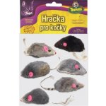 Tommi Myška malá mix barev 5 cm - 6 ks/bal. – Zbozi.Blesk.cz