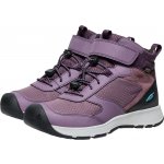 Keen Skua Mid Wp Children black plum/plum perfect – Zboží Dáma