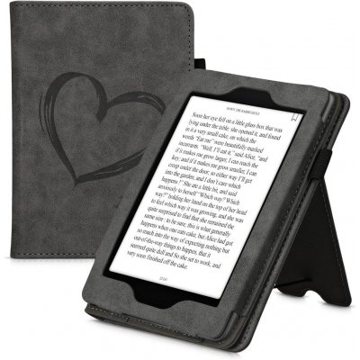 KW Mobile Brushed Heart KW5626802 pro Amazon Kindle Paperwhite 1/2/3 tmavě šedé – Zboží Živě