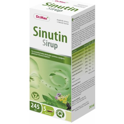 Dr.Max Sinutin sirup 245 ml od 149 Kč - Heureka.cz