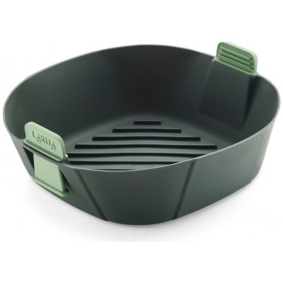 Košík do horkovzdušné fritézy 22 x 22 cm, zelená, silikon, Lékué – Zboží Dáma