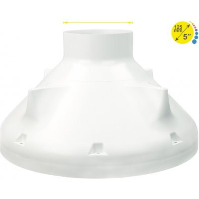 Prima klima Pitpuk plastická příruba 125 mm – Hledejceny.cz