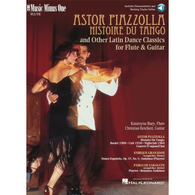 Astor Piazzolla Histoire Du Tango and Other Latin Classics noty na příčnou flétnu, kytaru + audio