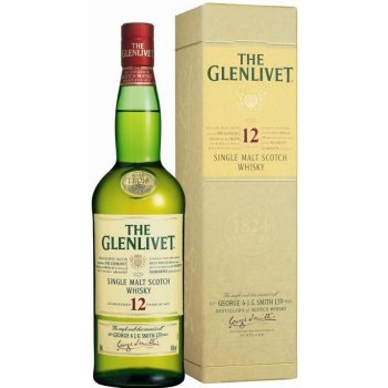 Glenlivet Single Malt 12y 40% 0,7 l (karton)