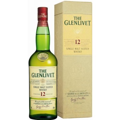 Glenlivet Single Malt 12y 40% 0,7 l (karton) – Zbozi.Blesk.cz