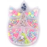 Stoklasa Sada korálků s pruženkou v boxu mušle, jednorožec, medvídek Balení: 1 krab., Varianta: 3 mix transparent jednorožec 3 mix transparent jednorožec – Hledejceny.cz