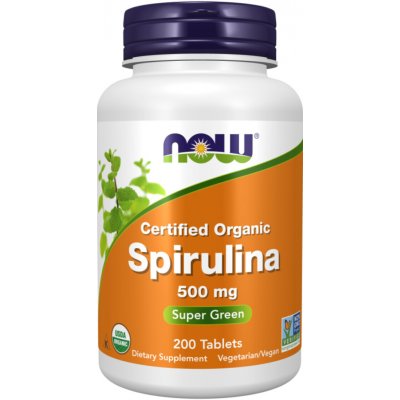 Now Foods Spirulina 500 mg 200 tablet – Hledejceny.cz