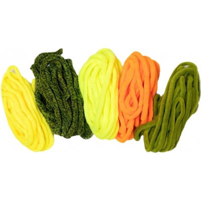 Veniard Speciální syntetická šenylka MOP Chenille 4 mm strakatá žížala – Zboží Dáma