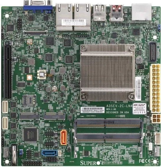 Supermicro MBD-A3SEV-4C-LN4-B