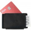 Peněženka FIXED Tiny Wallet kožená peněženka z pravé hovězí kůže Torcello černá FIXW-STN2-BK