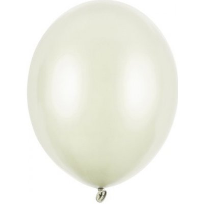 PartyDeco Balónek ivory metalický 27 cm – Zboží Dáma