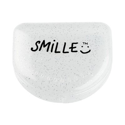 Profimed mini schránka na nosiče nebo rovnátka průhledná s flitry – Sleviste.cz