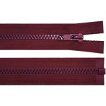 Kostěný zip šíře 5 mm délka 85 cm bundový, malé, 179 vínová – Zboží Mobilmania