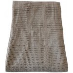 BabyDan háčkovaná bavlněná deka šedá – Zboží Mobilmania