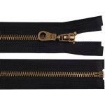 Staromosazný zip No 5 délka 85 cm bundový Varianta: 332 černá, Balení: 1 ks – Hledejceny.cz
