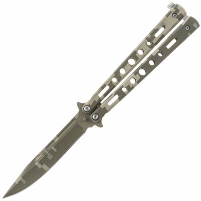 JKR BUTTERFLY KNIFE BLADE 10cm Desert JKR721 – Sleviste.cz