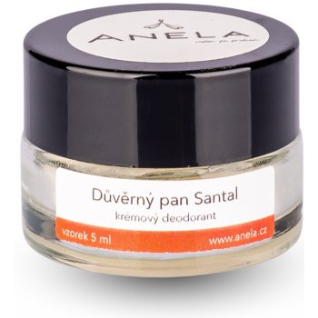 Anela Důvěrný pan Santal jemný krémový deodorant 5 ml