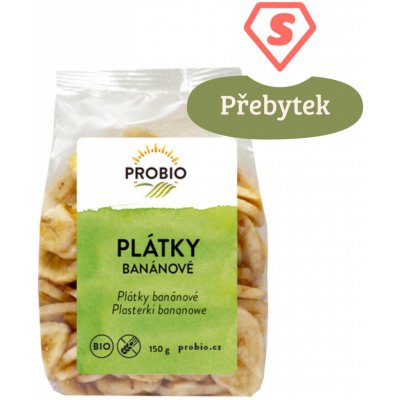 Probio Banánové plátky Bio 150 g – Hledejceny.cz