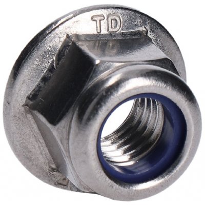 nerezová matice pojistná (M10), podobné DIN6926 /AISI304, s polyamidovou vložkou a podložkou – Sleviste.cz