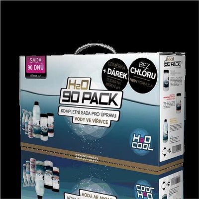 H2O 90 Pack Bezchlorová desinfekce pro vířivky – Zboží Mobilmania